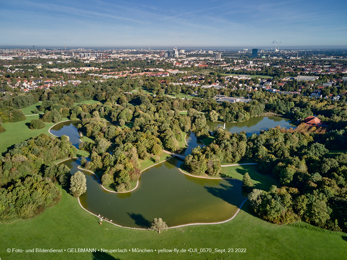 23.09.2022 - der Ostpark mir Biergarten und See in Neuperlach